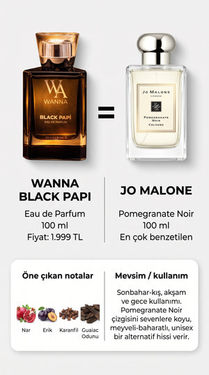 Black Papi 100 ml Eau de Parfum Erkek Parfümü – Niş, Odunsu & Üstün Kaliteli Lüks Koku