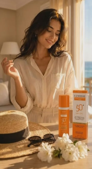 WANNA LUMIERE SPF 50+ Güneş Koruyucu Krem | Hyaluronik Asit & Coenzim Q10 İçerikli Ultra Koruma